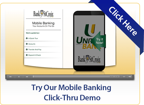 Try Our Mobile Banking Click-Thru Demo